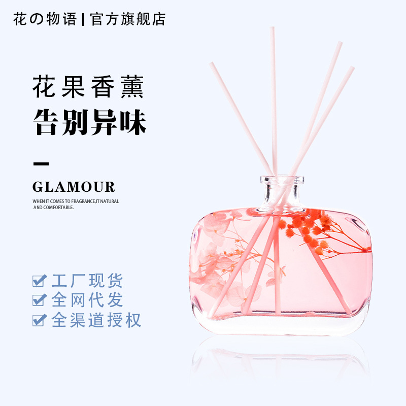 Flower Story No Fire Aromatherapy Household indoor Aromatherapy Factory fragrance bathroom air freshener details Picture
