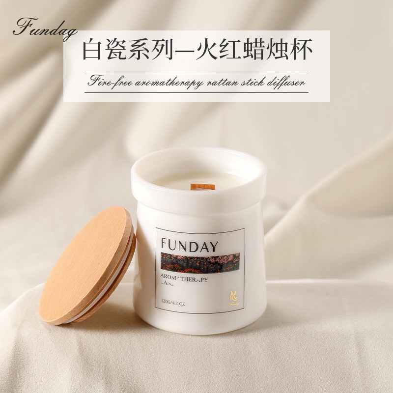 120g ceramic scented candle Specification drawing