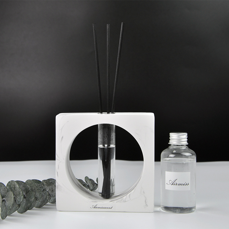 Factory direct tube without fire Aromatherapy bottle indoor air fresh deodorant fragrance Aromatherapy marble volatile liquid set Application Scenario