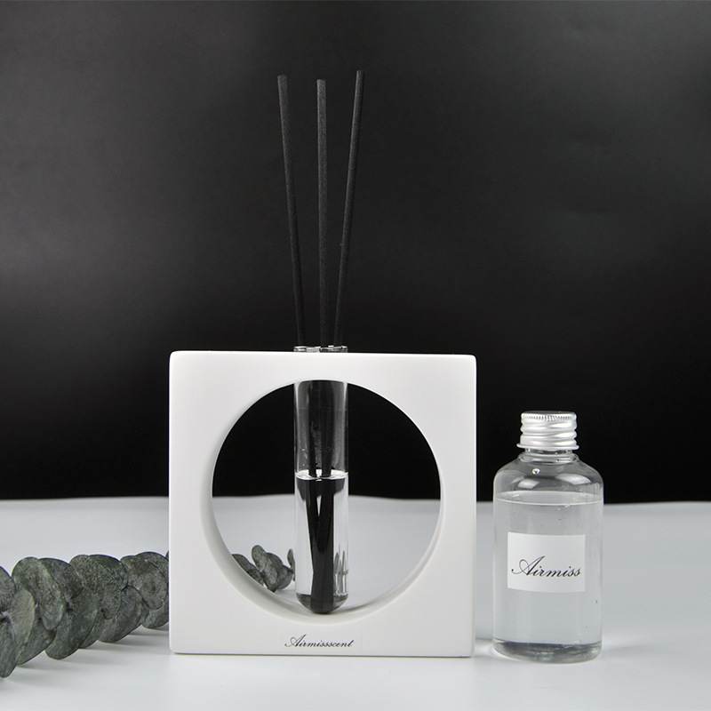 Factory direct tube without fire Aromatherapy bottle indoor air fresh deodorant fragrance Aromatherapy marble volatile liquid set Item Picture