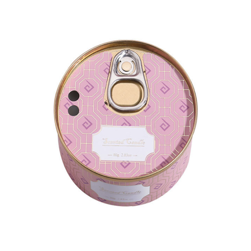 Scented candle wholesale wedding birthday companion gift Portable tinplate can smokeless soybean wax bedroom deodorant adornment Item Picture