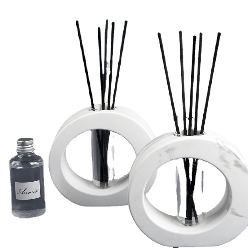 Fire Free Aromatherapy bottle Indoor air fresh and deodorizing Fire Free Aromatherapy marble test tube thickened 50ml volatile liquid set Item Picture