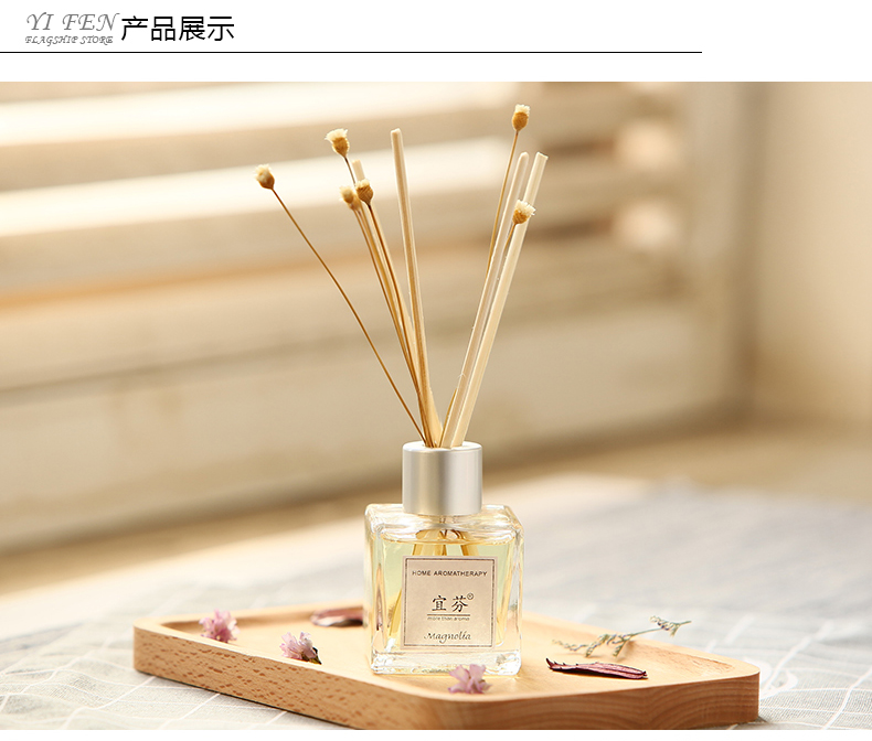 Aromatherapy essential oil sandalwood incense indoor toilet toilet deodorant bedroom perfume aromatherapy bottle Specification drawing