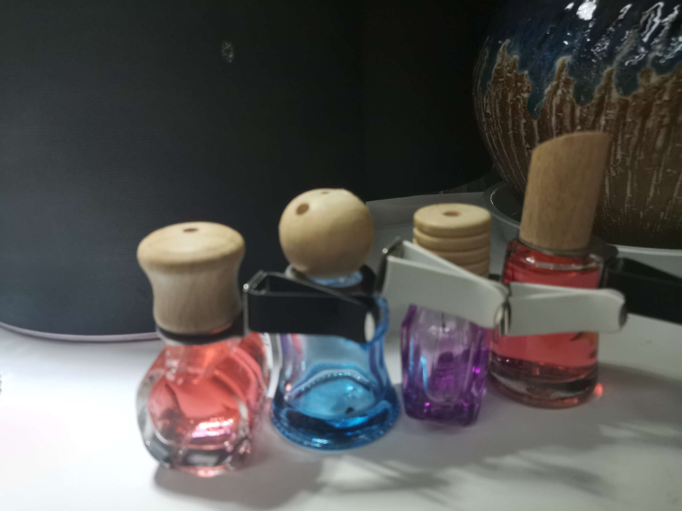 6Ml car perfume air conditioner air outlet perfume clip car perfume bottle car perfume bottle. details Picture