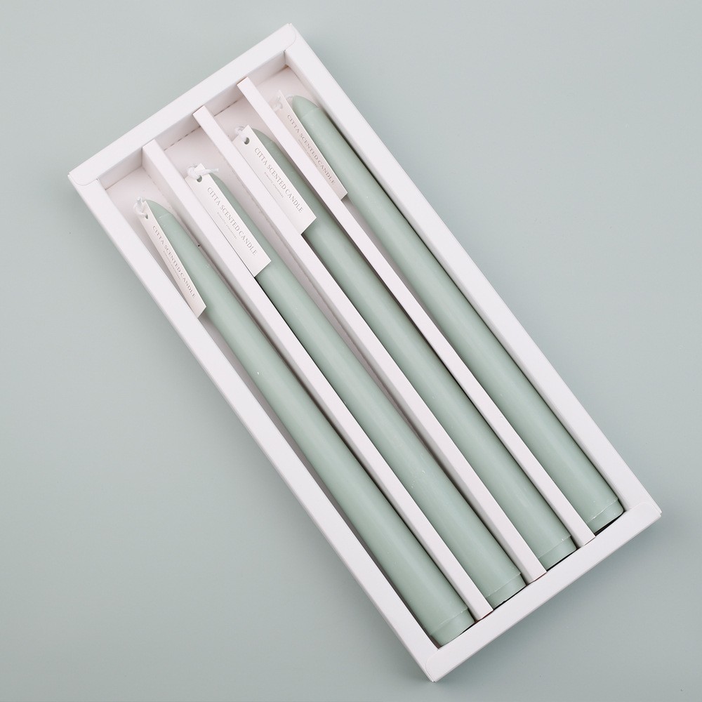 Manufacturers wholesale creative scented candle festival wedding classic ancient pole wax solid color Christmas long pole wax spot customization Application Scenario
