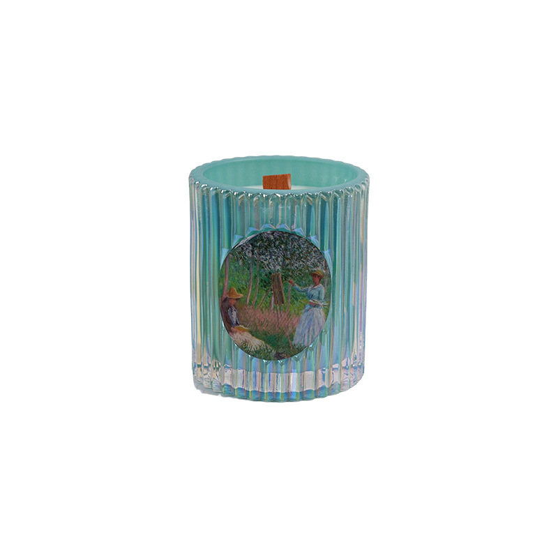 Aromatherapy Candle Wholesale Vintage Roman column cup plant soy wax Bedroom home deodorant scented candle cup decoration Item Picture