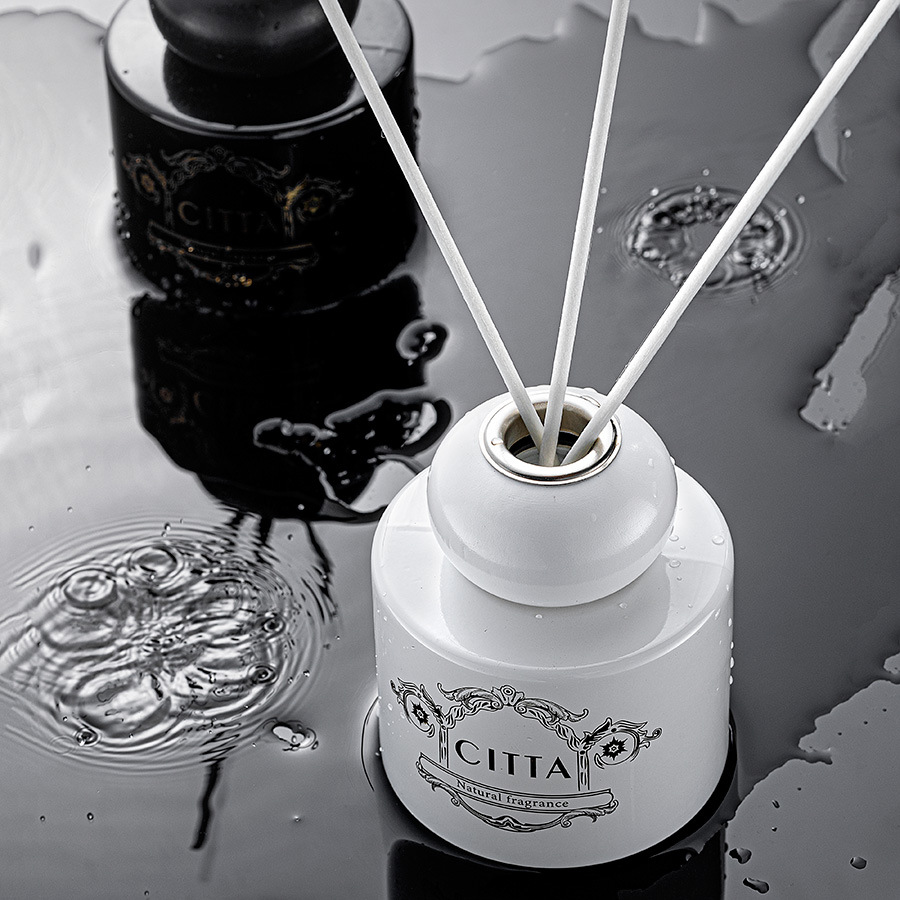 Black and white art scented candle set box custom home fragrance with hand gift wood cover fire free perfume gift box wholesale Specification drawing
