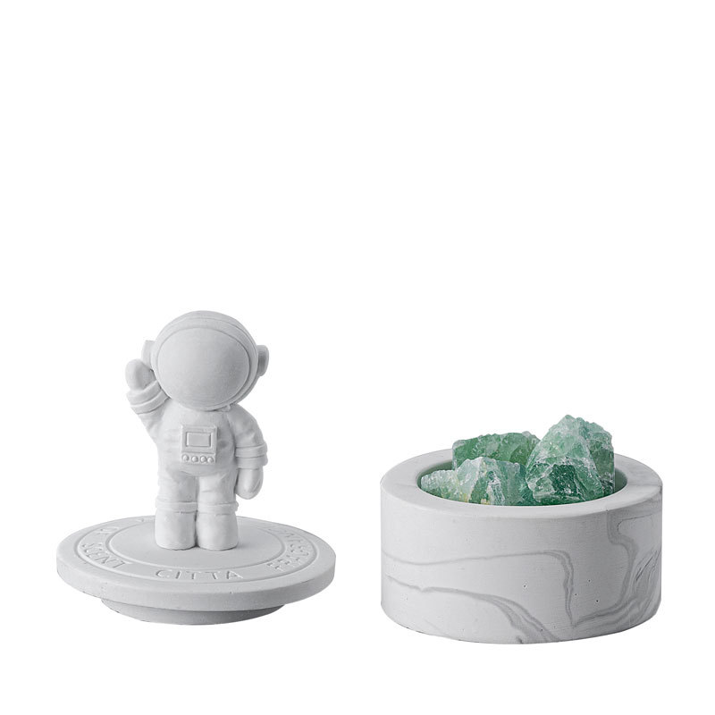 Car aromatherapy diffuser stone sculpture gypsum cup gift box set toilet car decoration gift with hand gift wholesale Item Picture