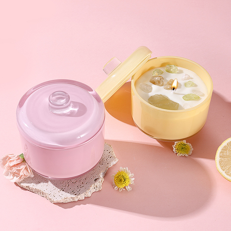 Manufacturers direct sales of multicolored morning light aromatherapy candle soybean wax household bedroom deodorant aromatherapy candle wholesale Application Scenario