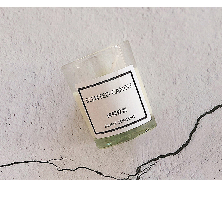 3 small cups of scented candles details Picture
