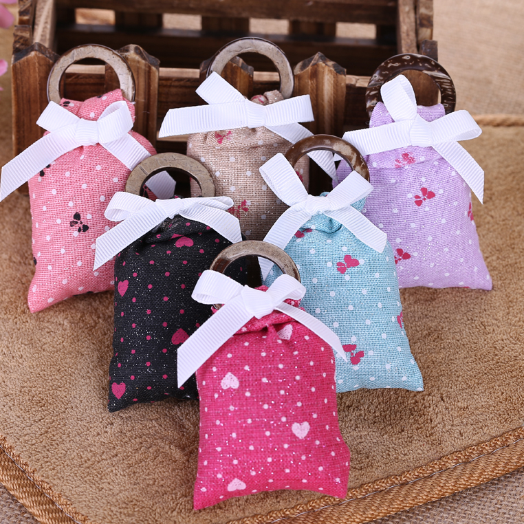 High - grade cloth sachets sachets with ring incense incense small sachets cabinet room incense pack S020 Specification drawing
