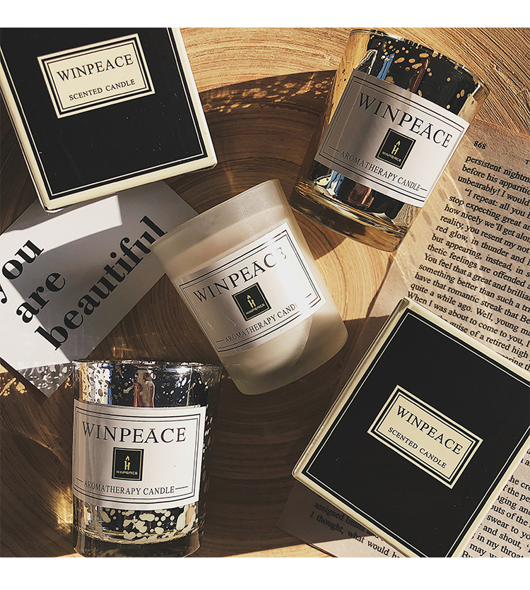 3 small cups of scented candles Item Picture