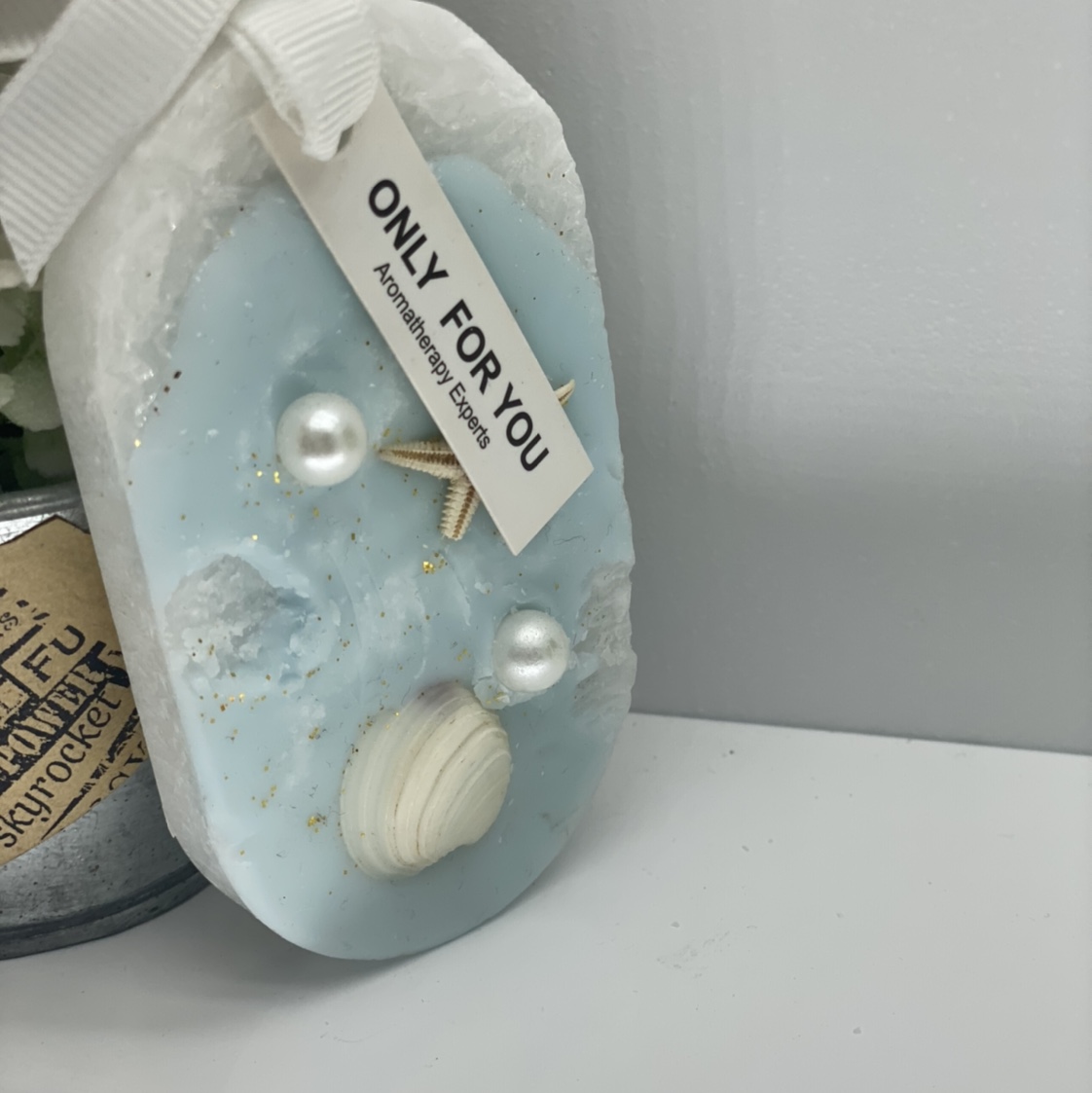 Starfish, seashells, beads, summer Marine paraffin pendant Application Scenario