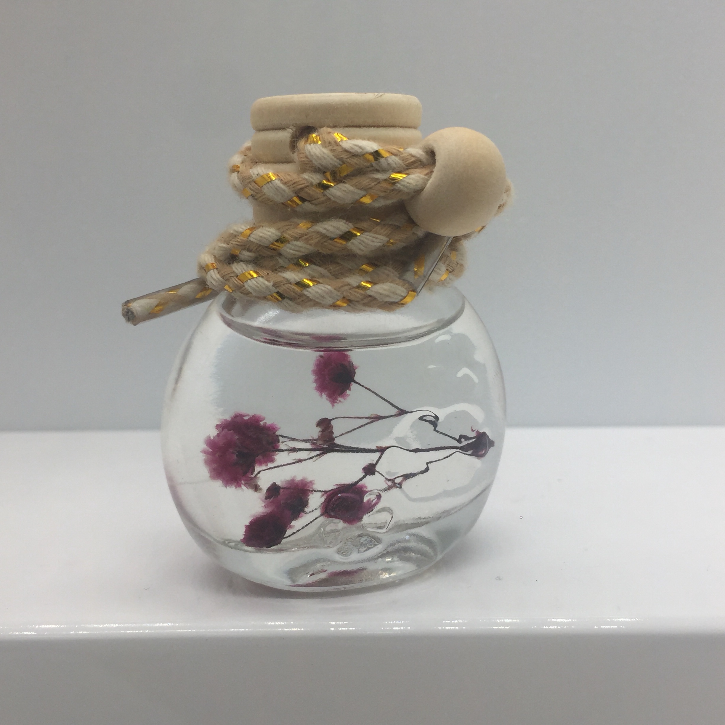 Glass Eternal Flower Perfume Specification drawing