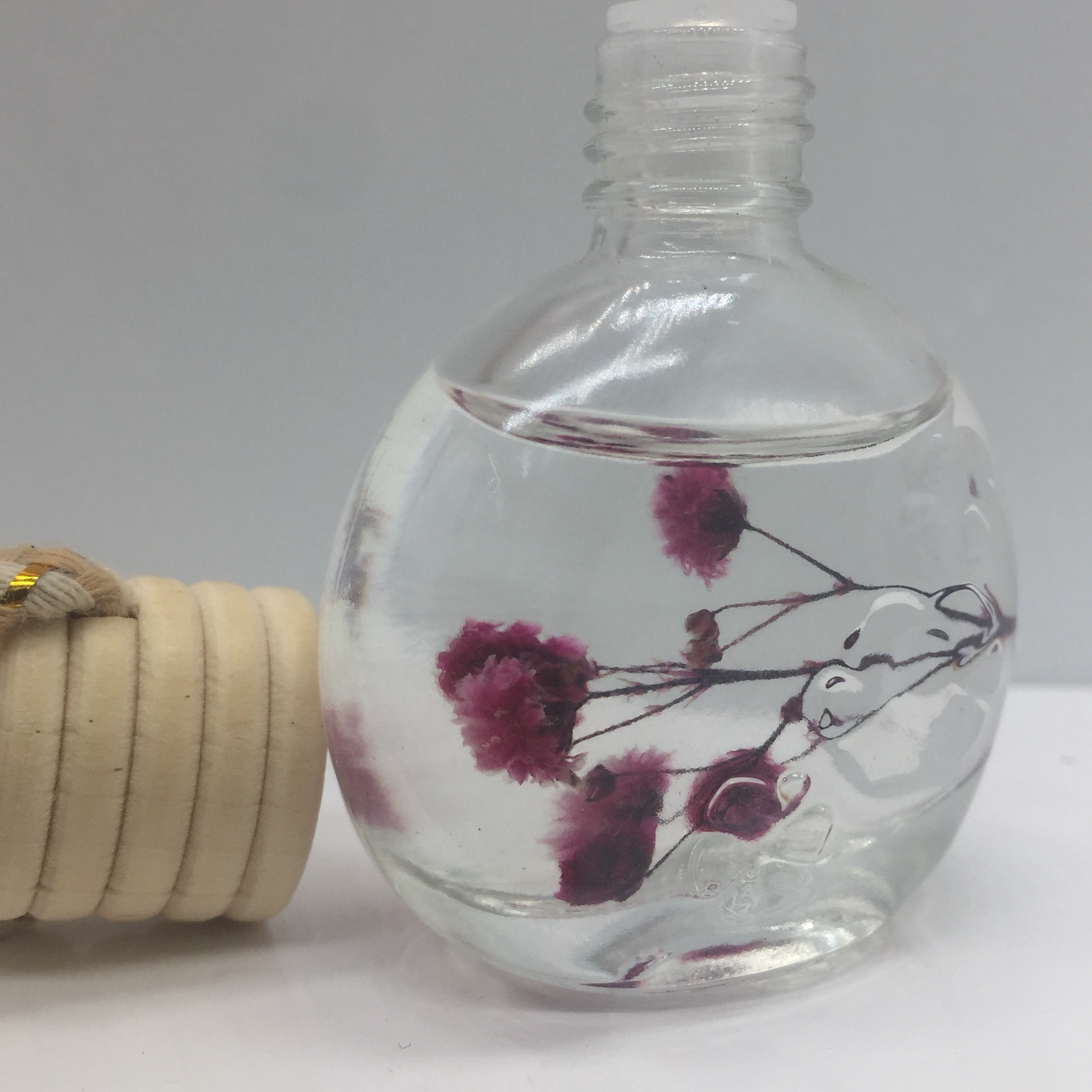 Glass Eternal Flower Perfume Application Scenario