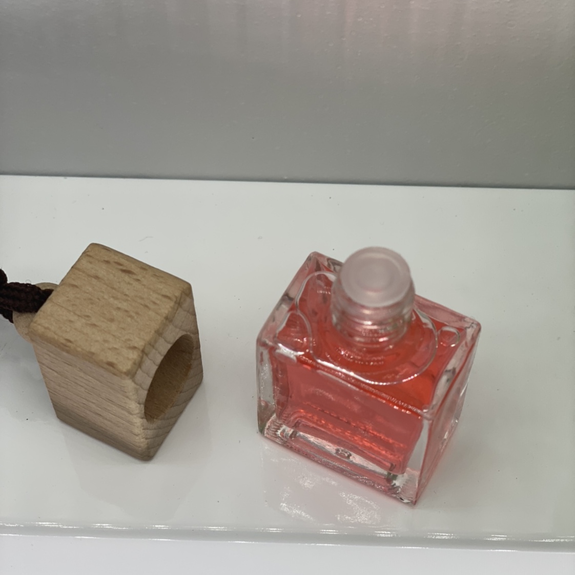 Square flat bottle perfume undefined