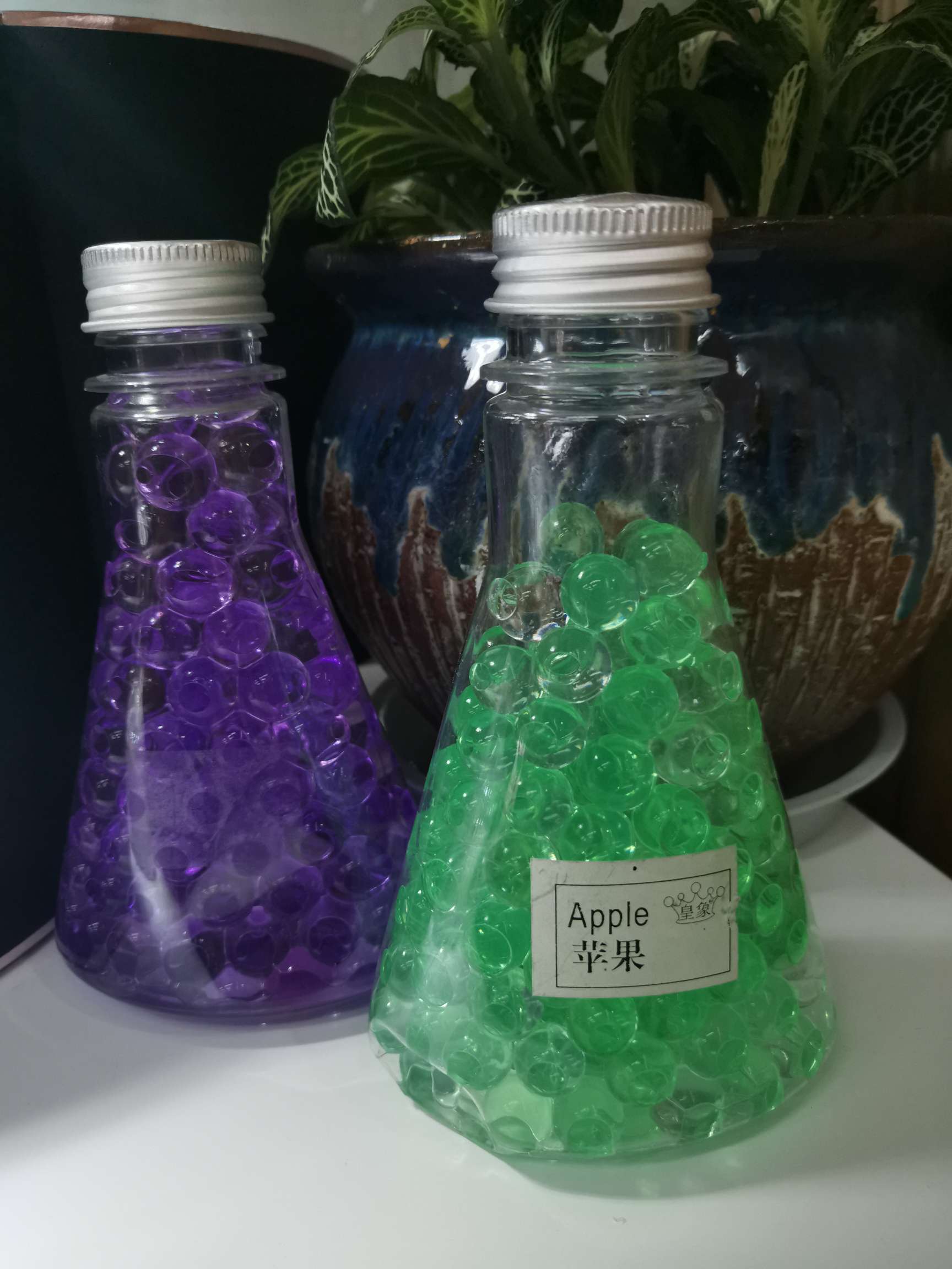 Crystal beads solid freshener home air freshener water aromatherapy deodorant toilet Specification drawing