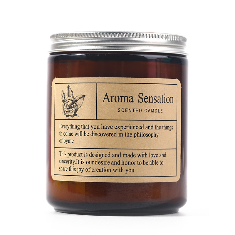 Scented candle soybean wax romantic fragrance with hand gift box set scented candle wholesale Item Picture