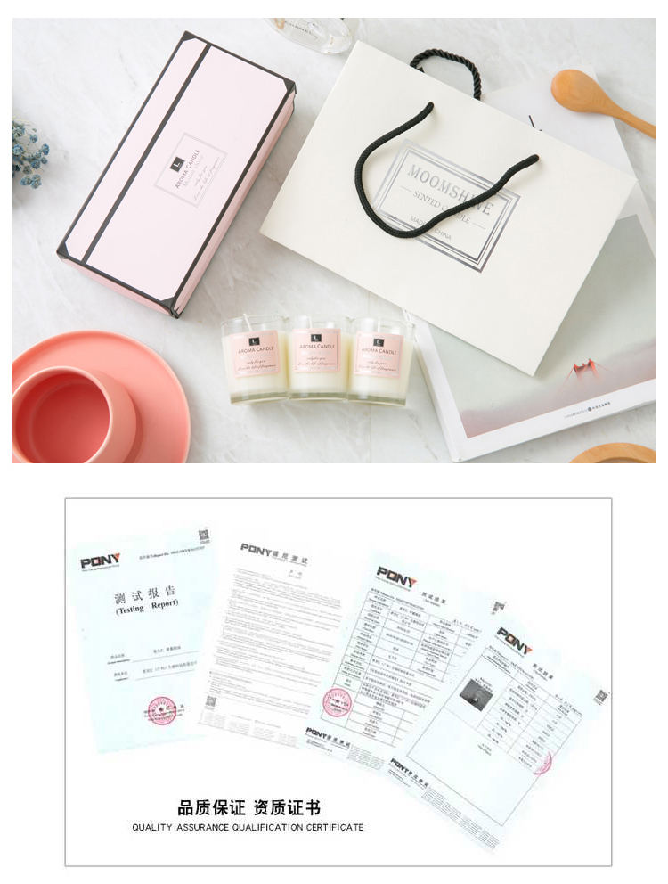 IUCKY series of scented candle gift boxes. Application Scenario