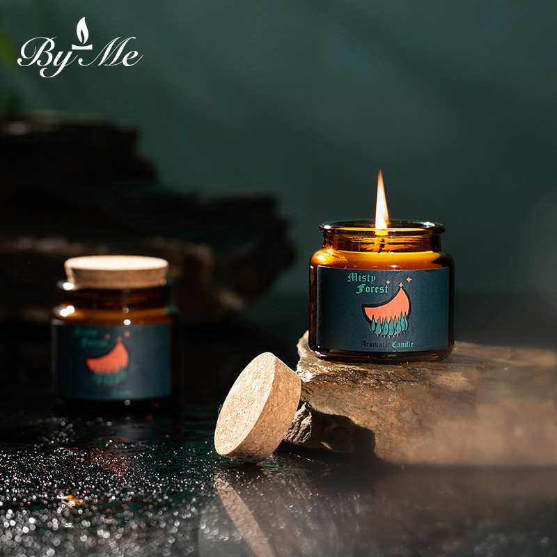 70g Misty Forest Scented candle full figure