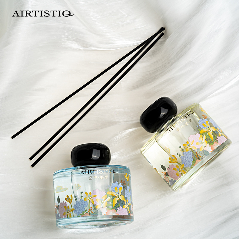 Fresh as summer Flower without Fire Aromatherapy Indoor cane Essential Oil Fragrance with hand gift box Hotel Perfume adornment details Picture