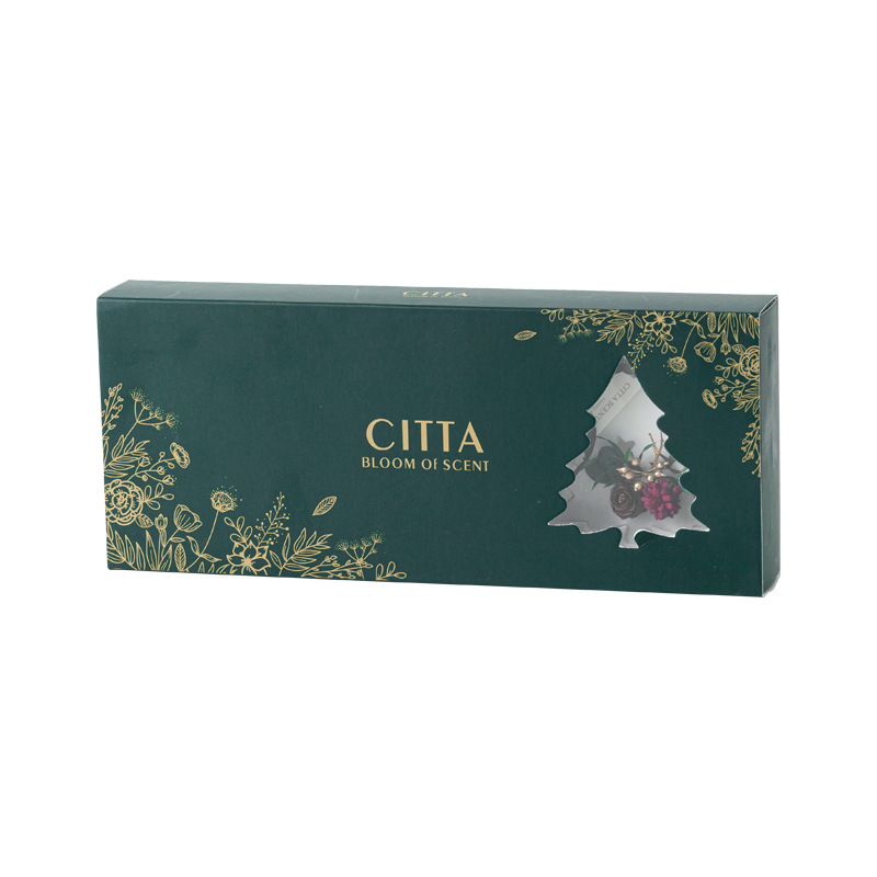 New fragrance aromatherapy wax piece gift box wardrobe solid perfume paste dried flowers accompanied by hand gift wholesale citta fragrance pendant manufacturers direct sales Item Picture