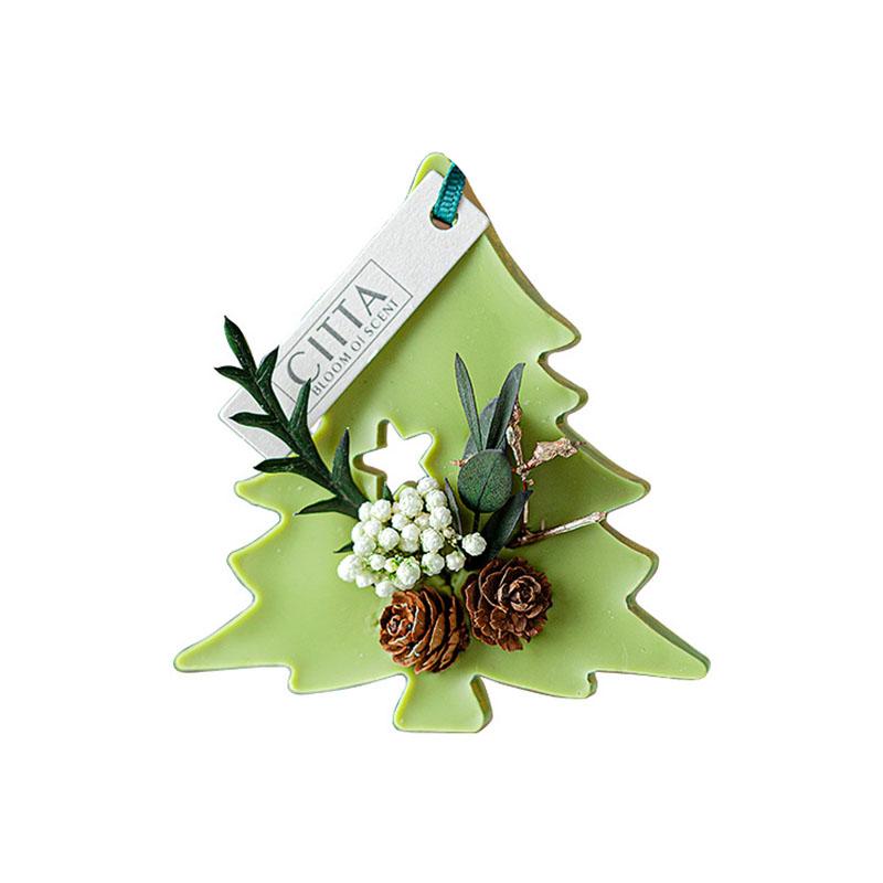 Explosive Christmas tree aromatherapy wax piece set closet shoe cabinet deodorizing manual dried flowers to sample custom wholesale Item Picture