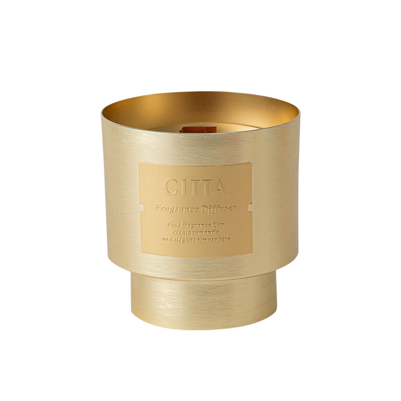 Metal aromatherapy candle decoration handmade fragrance with hand gift essential oil soybean candle cup aroma wholesale Item Picture