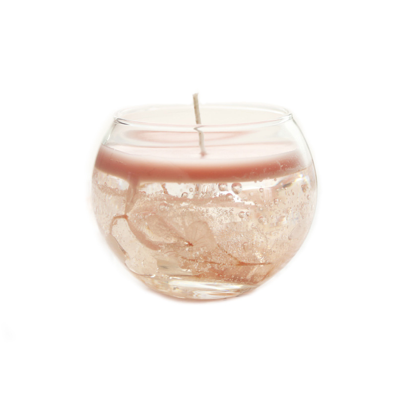 Dried flower Immortal Flower Fragrance scented candle cup birthday gift with hand gift glass soybean candle lamp wholesale Item Picture
