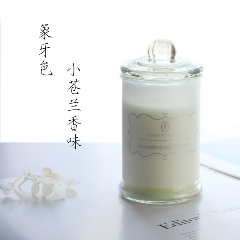 European votive bottle glass scented candle wedding romantic girl birthday Valentine's Day essential oil fragrance candlestick with hand gift Application Scenario