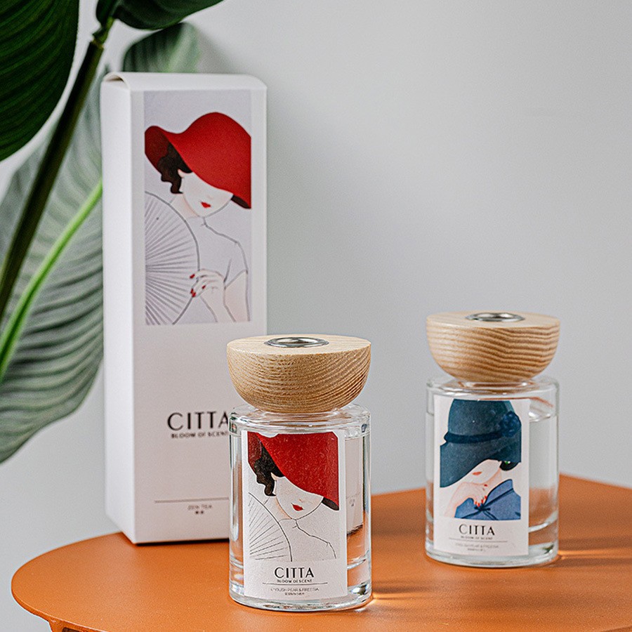 Manufacturers direct wood cover essential oil aromatherapy advanced bedroom fragrance bathroom deodorant hotel fire cane perfume wholesale full figure