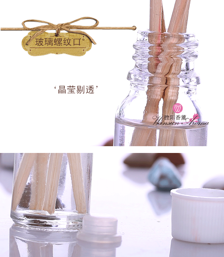 No fire aromatherapy set Rattan aromatherapy gift box 10ML refined oil bottle manufacturer direct sale Application Scenario