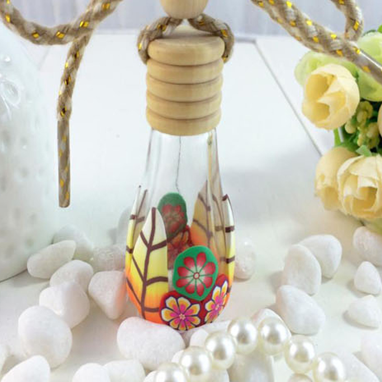 Half bag bowling car perfume pendant car scented Christmas and New Year holiday supplies Specification drawing