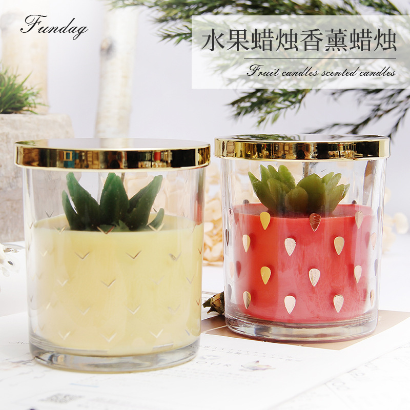 Aromatherapy candle glass Aromatherapy candle Fandi Housewares with hand gift Smokeless soy wax Creative fragrance candle Application Scenario