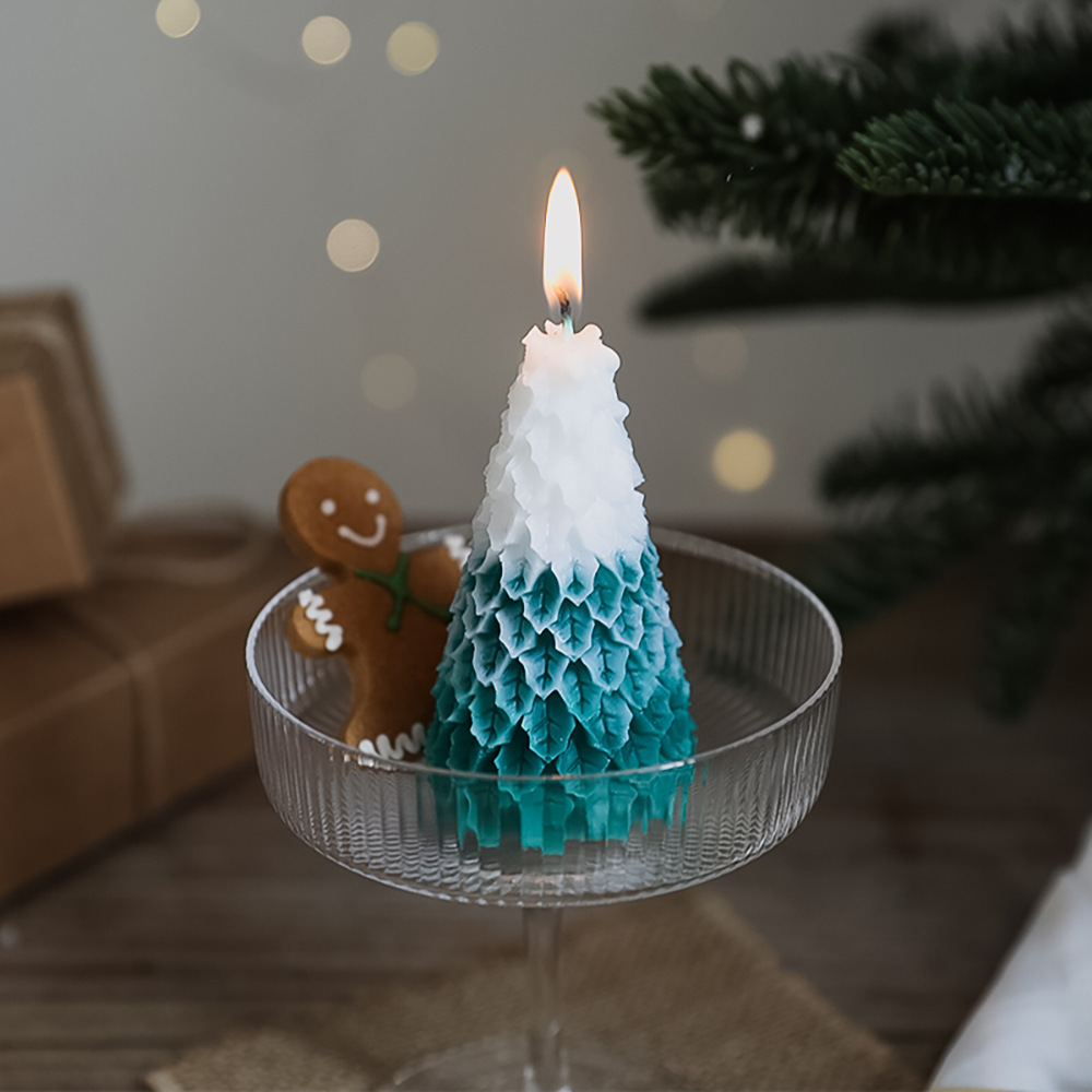 Honeycomb Christmas tree scented candles handmade creative birthday gifts with small gifts Christmas candles deodorizing fragrance set wholesale Specification drawing