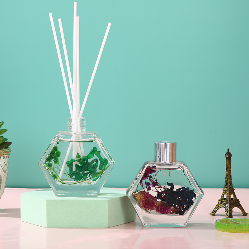 100ml Hexagonal Star Floating flower Eternal life Flower Aromatherapy toilet deodorant aromafreshener rattan no fire Aromatherapy factory direct sales Application Scenario