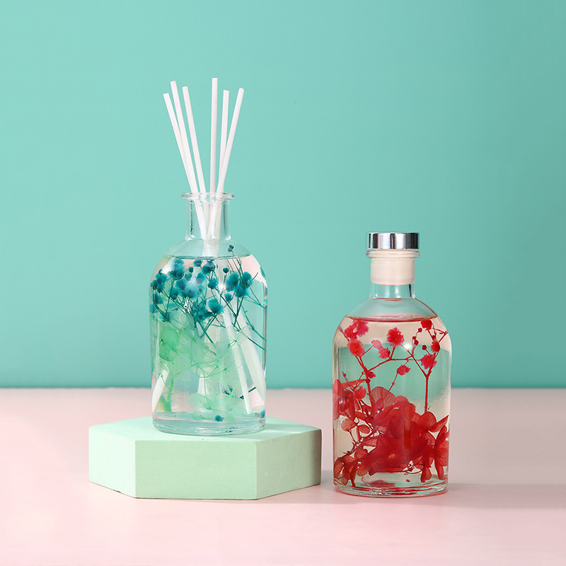 200ml eternal life flower aromatherapy with hand gift Hotel front desk bedroom toilet toilet odor deodorization no fire Aromatherapy wholesale Specification drawing