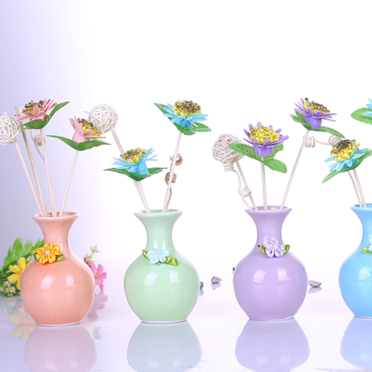 Small round vase aromatherapy home air fresh multi - fragrance comfortable group release pressure Specification drawing