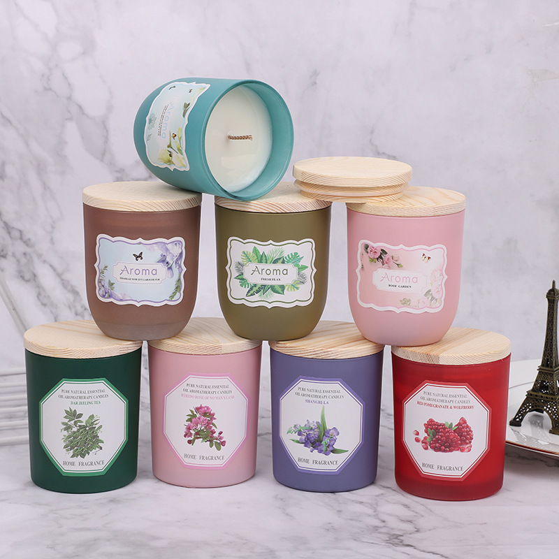 Aromatherapy candle cup incense gift box fragrance purification air indoor bedroom home decoration deodorizing fragrance candle table wholesale details Picture