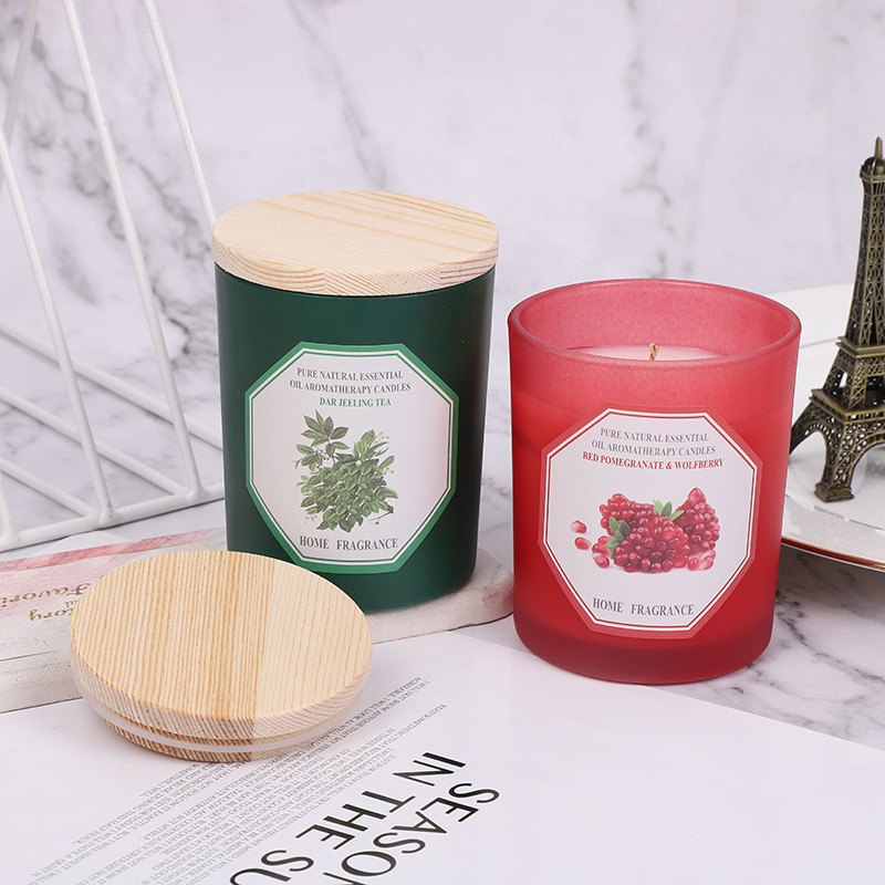 Aromatherapy candle cup incense gift box fragrance purification air indoor bedroom home decoration deodorizing fragrance candle table wholesale Specification drawing