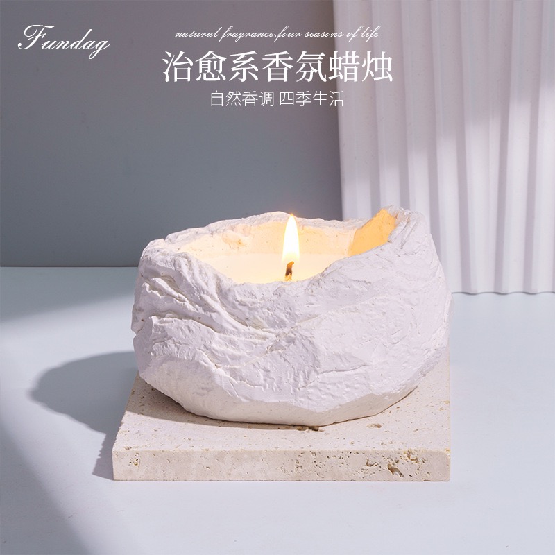 55g creative Bird's Nest plaster candle full figure