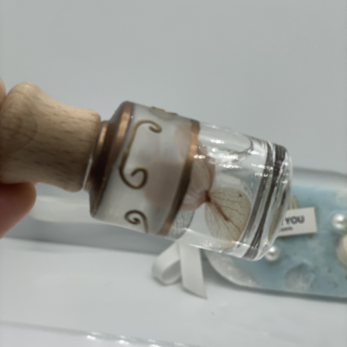 Hot stamping Eternal Garden auto perfume Specification drawing