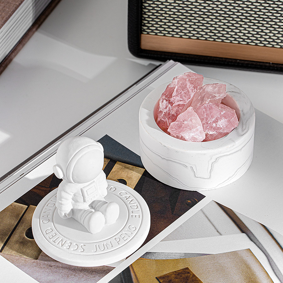 Car aromatherapy diffuser stone sculpture gypsum cup gift box set toilet car decoration gift with hand gift wholesale
