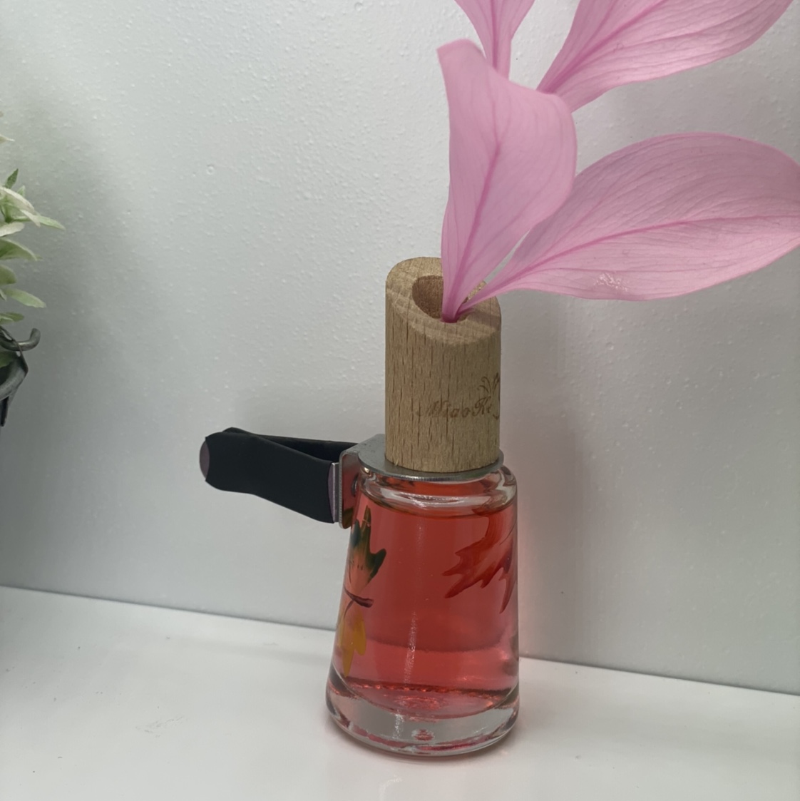 Hand-painted Maple Leaf car perfume