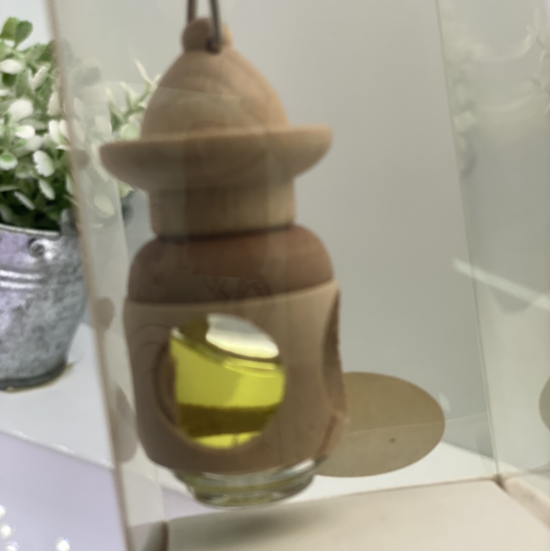Lantern log shape car perfume