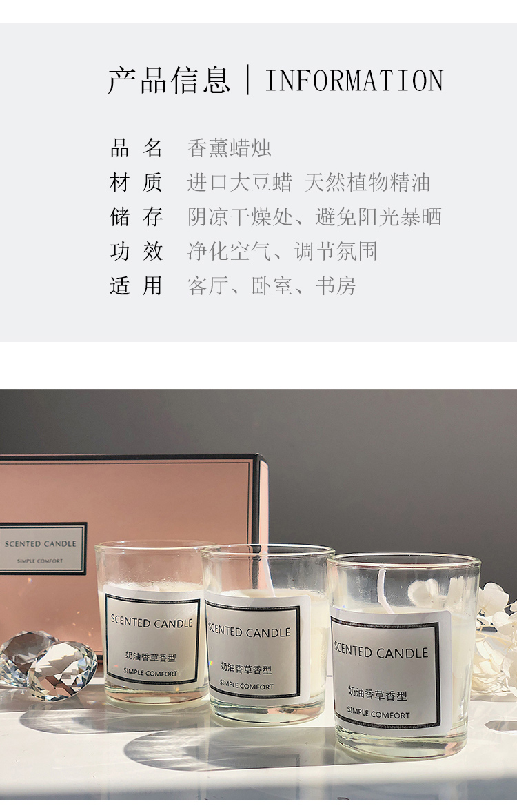 Scented candles