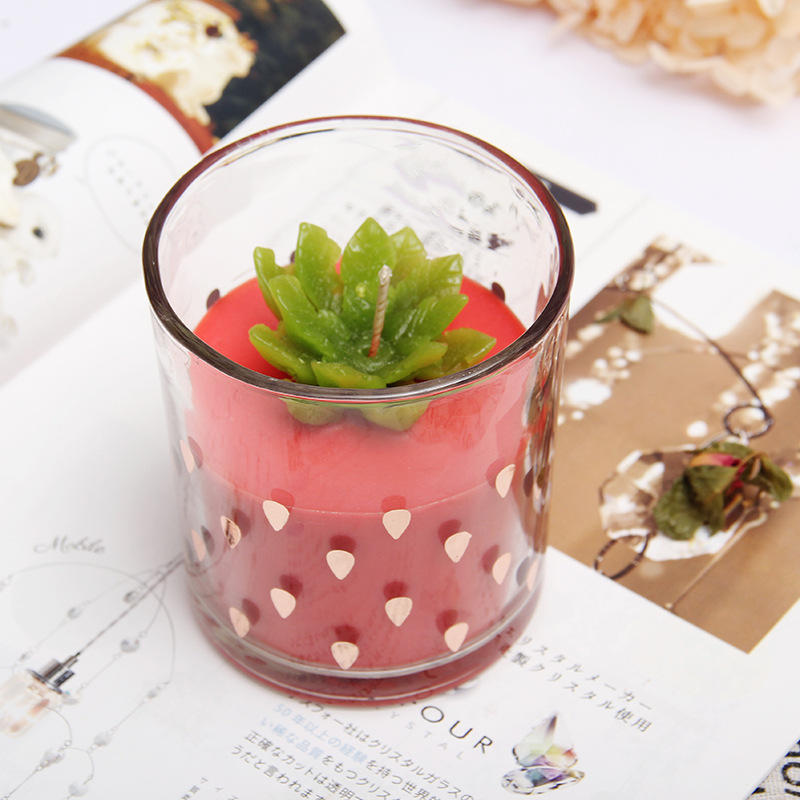Aromatherapy candle glass Aromatherapy candle Fandi Housewares with hand gift Smokeless soy wax Creative fragrance candle