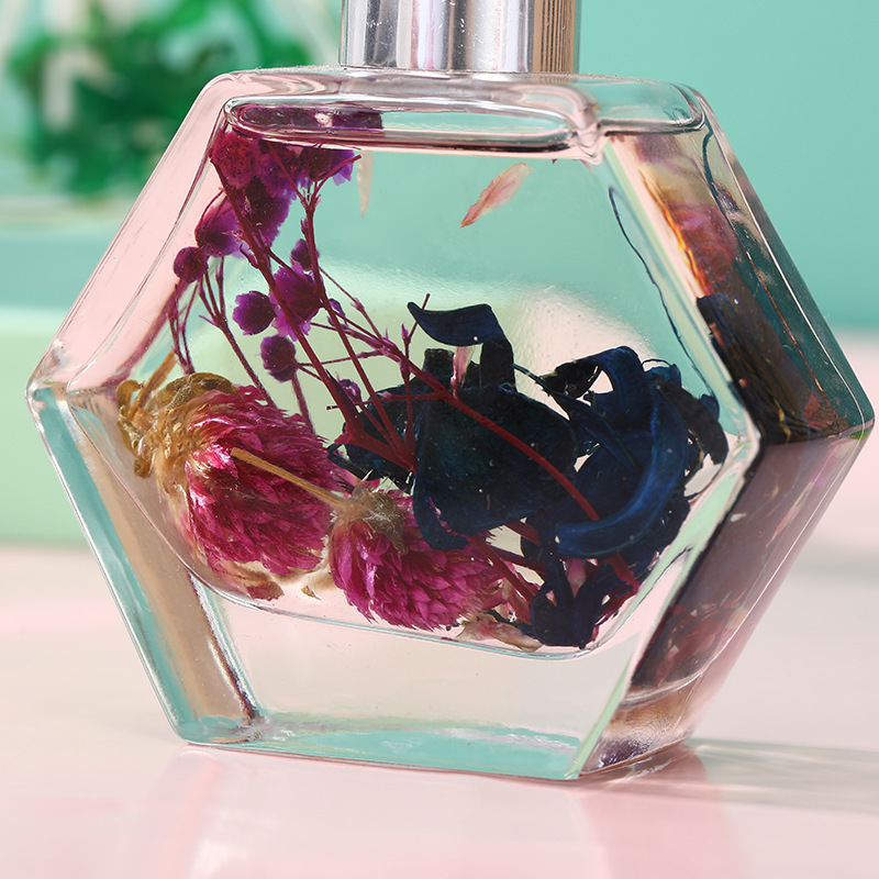 100ml Hexagonal Star Floating flower Eternal life Flower Aromatherapy toilet deodorant aromafreshener rattan no fire Aromatherapy factory direct sales